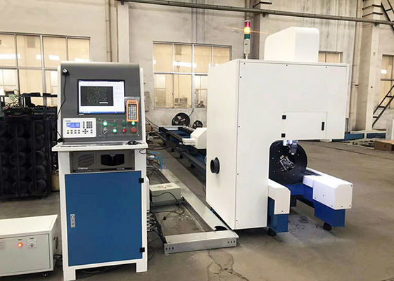Wasserkühlung 12KW CNC Stahlrohrschneidemaschine Raycus IPG Faserlaserleistung