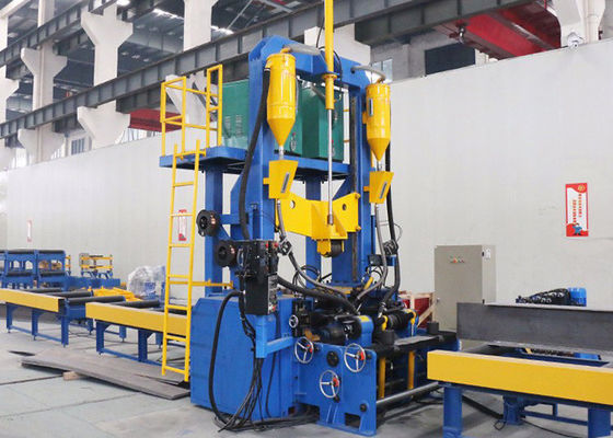 ZHJ0815 kundengebundene h-Strahln-Schweißens-Linie Stahlversammlungs-Schweißens-Richtmaschine