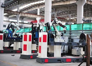 Auto-Teile automatisiertes Schweißgerät, LED-Noten-Farbbildschirm-Roboterschweißens-Befestigungen