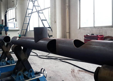 Der Flammen-CNC4 Rohr-Durchmesser Plasma-Rohr-Schneidemaschine kundengebundener der Spannungs-200-1400mm