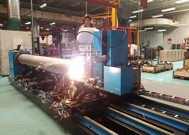 Rohr-schneidene Linie Plasmaschneiden-Maschine Plasma CNC-Rohr-Maschine/CNC4-800-6