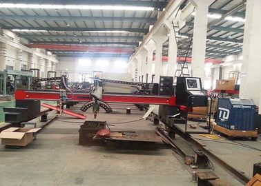 Doppelseiten-Antriebs-Modus-Panasonic CNC-Plasma-Gas-Platten-Schneider mit Plasma-Schrägflächen-Ausschnitt