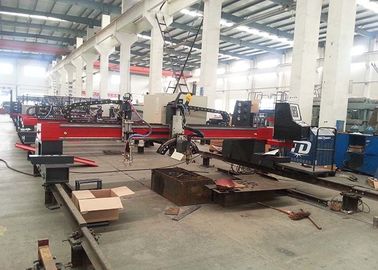 Doppelseiten-Antriebs-Modus-Panasonic CNC-Plasma-Gas-Platten-Schneider mit Plasma-Schrägflächen-Ausschnitt