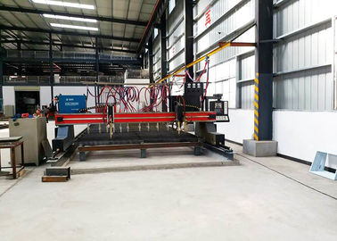 Art Multi-köpfige Streifen-Flamme des Bock-CNC5-4000X14000 und Plasmaschneiden-Maschine