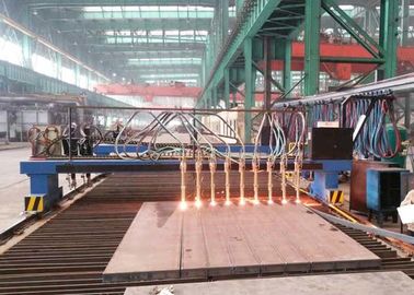Cnc-Bock-Art Streifen-Flamme und Plasmaschneiden-Maschine für Schnittgröße der h-Strahln-Fertigungsstraße-3200X10000mm