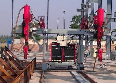 Versenkte h-Strahln-Schweißens-Linie, doppelte Ansteuersystem-Boots-Art Brennschneiden-Maschine