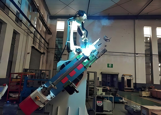 Roboterschweißens-Systeme des Mischgas-300A für Drahtdurchmesser der Rolltreppen-Schritt-Achsen-0.8-1.4mm